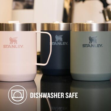 Термокружка Stanley Classic Legendary Navy 0.23L - З нержавіючої сталі, для кави з собою, BPA-Free, миється в посудомийній машині