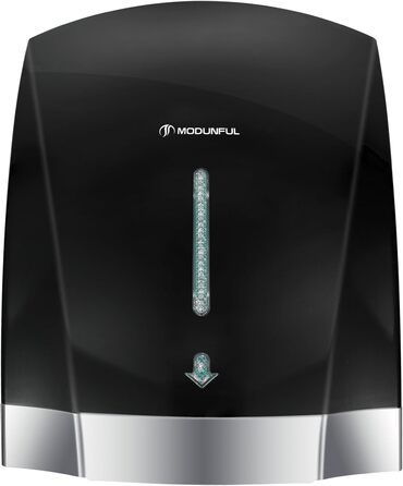 Автоматичний сушар для рук з інфрачервоним сенсором, настінний, 2000W, тихий (40 db), ABS-покриття (чорний)