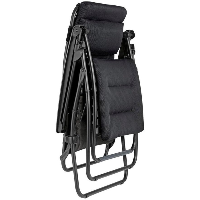 Крісло-релакс Lafuma Zero Gravity з AirComfort® - чорний сталь, гарантія 5 років, LFM2058