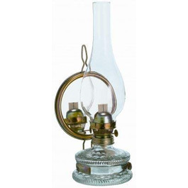 Олійна лампа Oberstdorfer з дзеркалом, античний стиль, висота 30 см, ємність 0,2 л