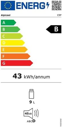 Alpicool C9PT 9L Холодильник Автомобільний 12V з Компресором, для Авто, Кемпінгу, RV, Човнів