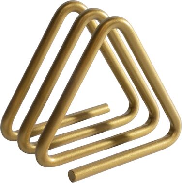 Тримач для серветок, для кухні, трикутний геометричний дизайн метал, застосувати домашню кухню ресторан для пікніка (золото)