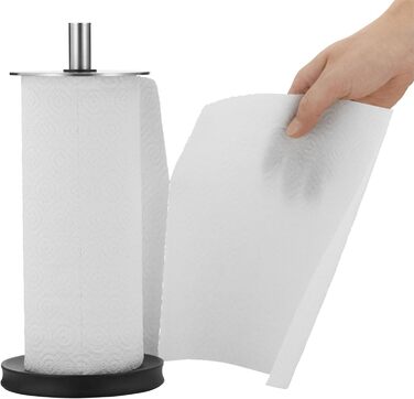 Тримач для паперових рушників WMF Depot вертикальний, 32 см, нержавіюча сталь Cromargan, з силіконовими ніжками, підходить для посудомийки