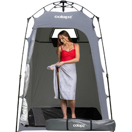 Намет для душу та туалету Colapz – портативна роздягальня для кемпінгу, сірий, 2,1 м