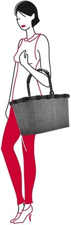 Сумка-холодильник Reisenthel Carrybag Twist Silver для покупок з ізотермічною сумкою-органайзером