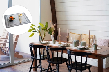 Комплект садових меблів Gotel, метал, чорний, 3 предмети