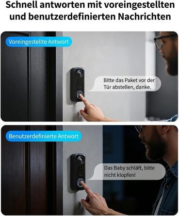 Aqara G400 Відеодзвінок з Chime, 2K HD, PoE/Кабель, HomeKit, Розпізнавання, IP65