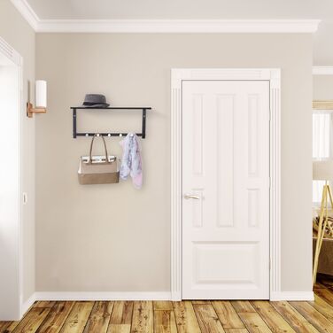 Настінна вішалка Relaxdays з полицею