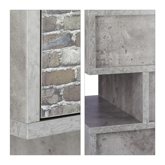 Вінтажна комод Relaxdays з 3 висувними ящиками