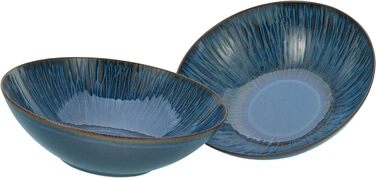 Серія Sea Breeze Green, набір посуду, 18 предметів (набір чаш, синій), 10688