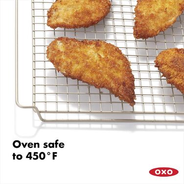 Форма для випічки OXO Good Grips 13' x 18' металева (для випікання та охолодження)