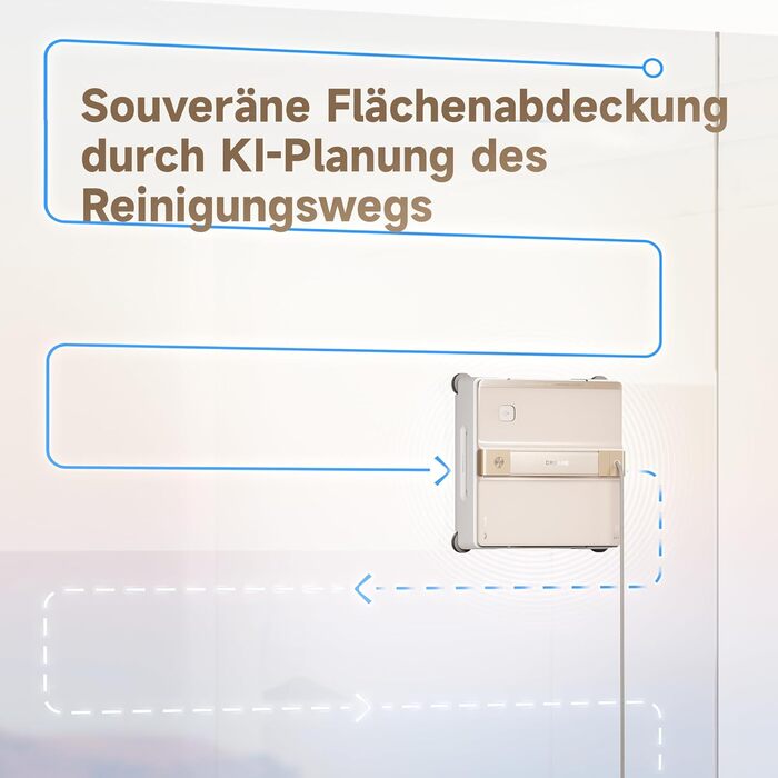 Робот-мийник вікон Dreame C1 Station S Kit з мобільною станцією, автоматичним згортанням кабелю та CornerClean-технологією