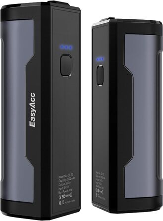 EasyAcc Портативний акумуляторний гріти руки чорного кольору - великий (сірий)