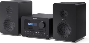 Компактна система SHARP XLB520D (40 Вт, DAB/FM, Bluetooth), чорна