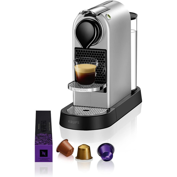 Кавомашина Nespresso Krups Citiz Silver YY4118FD – компактна та стильна