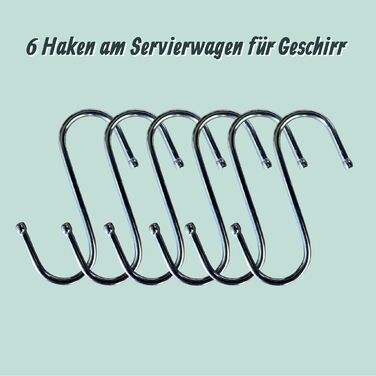 Візок кухонний Relaxdays, 3 ящики