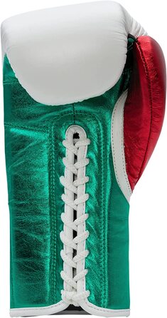 Боксерські рукавички Benlee зі шкіри Typhoon 10 унцій R білий / зелений / червоний