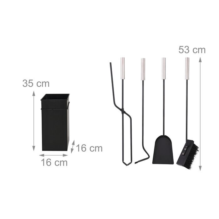 Набір для каміну Relaxdays (5 предметів)