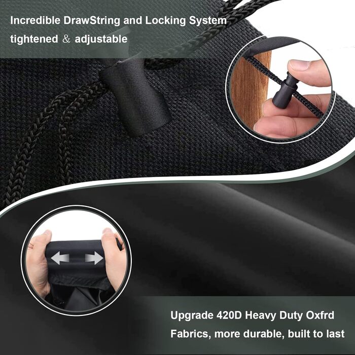 Водонепроникний чохол для садово-патіо меблів RICHIE 170x95x71 см (420D Oxford)