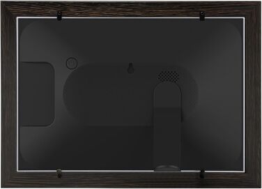 Цифровий фоторамка Cytem 10.1 дюйма | Wi-Fi, FrameO Software, 32GB, Сенсор руху, Автоматичне повороту, IPS 16:10, Touchscreen, Коричневе дерево