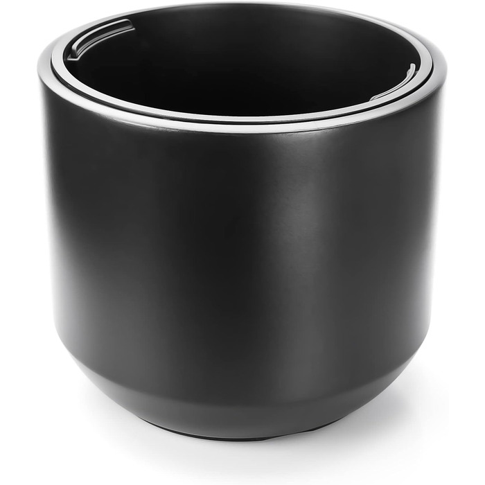 Великий квітковий горщик BigDean, anthracite, ø 58 см з знімним внутрішнім горщиком - стійкий до погодних умов, з міцного пластику, для дому та саду