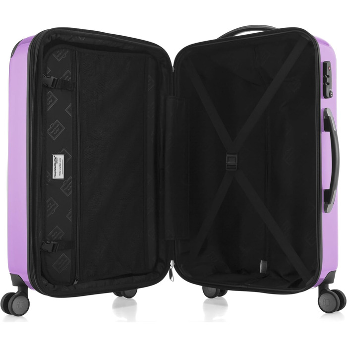 Набір валіз Hauptstadtkoffer Alex: 3 валізи (55 см, 65 см, 75 см), ABS+PC, TSA, фіолетовий