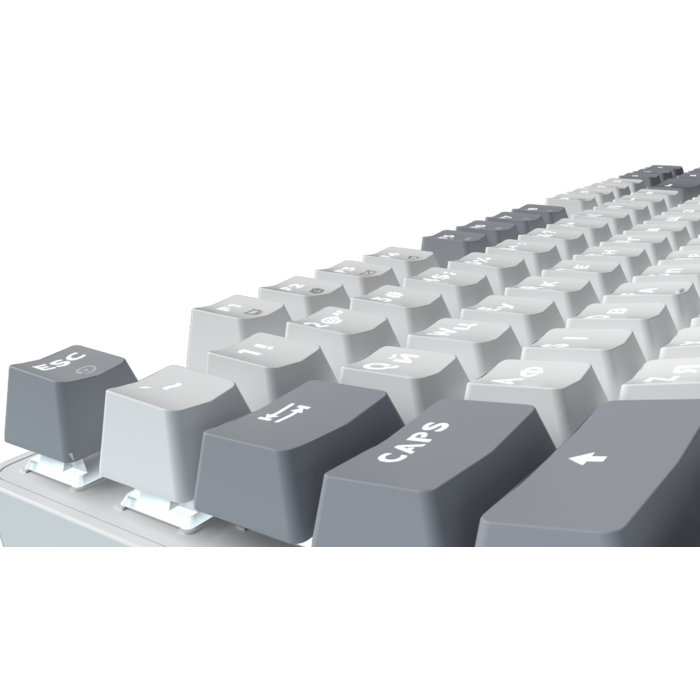 Дротова механічна клавіатура GamePro Genesis Metallic (MK110W) 87% Red switches