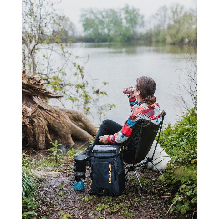 SPARTER Рюкзак-холодильник на 33/49 доз, ізольований терморюкзак, вологостійкий, легкий, для пляшок, на пляж, у подорожі, кемпінг, обід (темно-сірий)