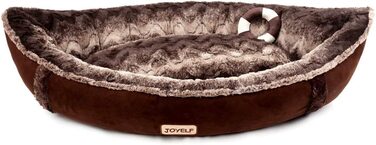 Ліжко для собак JOYELF Medium з покриттям, що миється піратський корабель плюшева ліжко для домашніх тварин з м'яким підігрівом для кішок або собак з дихаючим м'яким бавовною і скрипучими іграшками в подарунок середній розмір-951 см