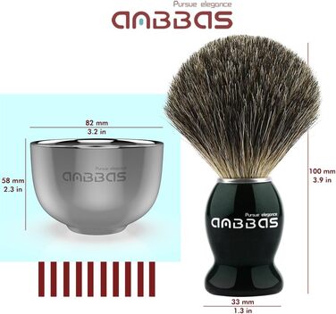 Набір щіток для гоління Anbbas3