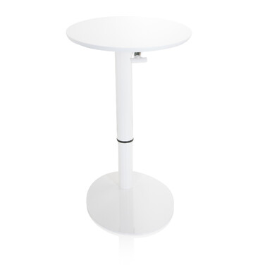 Столик приставний STAND III, овальний, білий, 65 x 50 см, hjh OFFICE