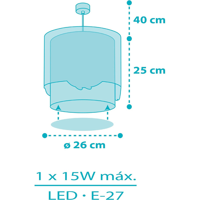 Світильник дитяча кімната, дитячий світильник підвісний світильник підвісний світильник, стельовий світильник дитячий, стельовий світильник дитяча кімната Whale Dreams кити блакитні тварини, 61172T, E27