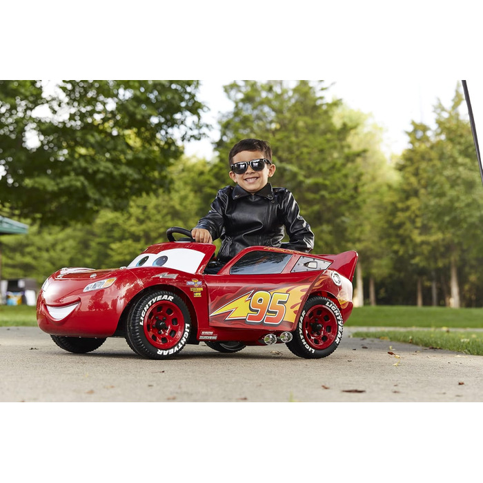 Дитячий електромобіль Huffy Disney Тачки МакКвін, червоний
