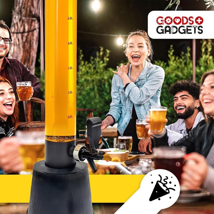 Колонна для пива XXL (3,5 л) з краном для партії - Biertower