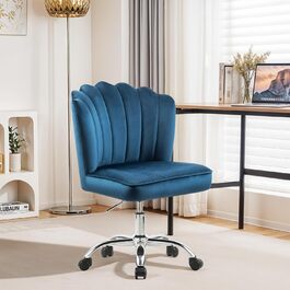 Крісло для офісу Fiximaster Homeoffice: регульоване, з м'якою оббивкою, золоті ніжки, до 135 кг (зелений/блакитний)