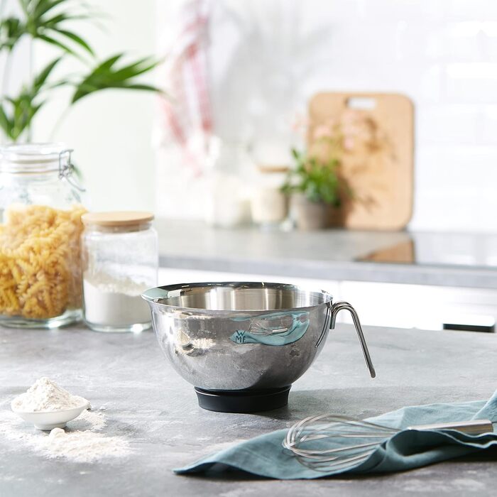 Миска для перемішування WMF Function Bowls 1,25л, нержавіюча сталь, Cromargan, 20 см, можна мити в посудомийній машині, стійка