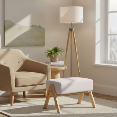 Підставка для ніг Relaxdays з бамбука та тканини