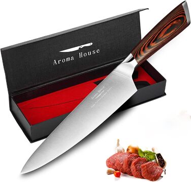 Професійний ніж для кухні Nakiri, 7 дюймів, ніж-сіка, з високоякісної нержавіючої сталі, гостре лезо для кухні та ресторану