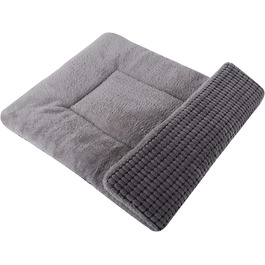 М'яка і тепла подушка для кішок, м'яка подушка для кішок подвійного призначення, подушка для дивана для домашніх тварин PS085 (75X50 см, сірого кольору) 75x50 см, сіра