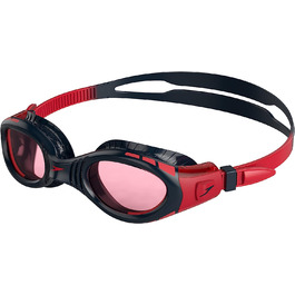 Універсальні плавальні окуляри Speedo Kid's Futura Biofuse Flexiseal для юніорів темно-синього / червоного кольору, один розмір