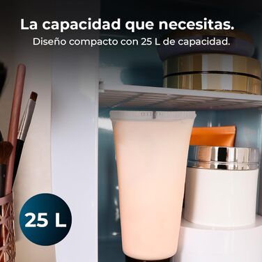 Міні-холодильник Cecotec Bolero MiniColing 25 л, рожевий, 12-220V, для авто та кемпінгу, з регулюванням температури