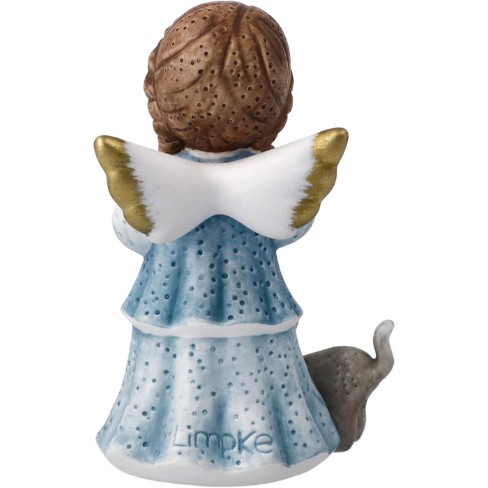 Новорічна прикраса Goebel фігурка ангела з порцеляни, розміри 10 см х 7,5 см х 5 см, 11-750-87-1