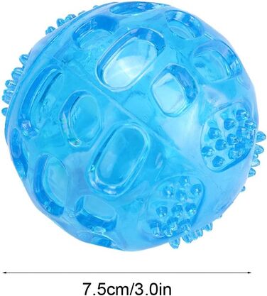Іграшка для собак Pssopp м'яч-пищалка 3 шт 7,5 см різні кольори