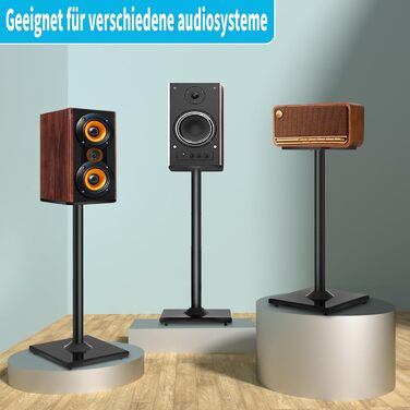 Підставка для колонок OUUTMEE, пара, до 10 кг, з кабельною організацією, сумісна з різними моделями, без регулювання висоти