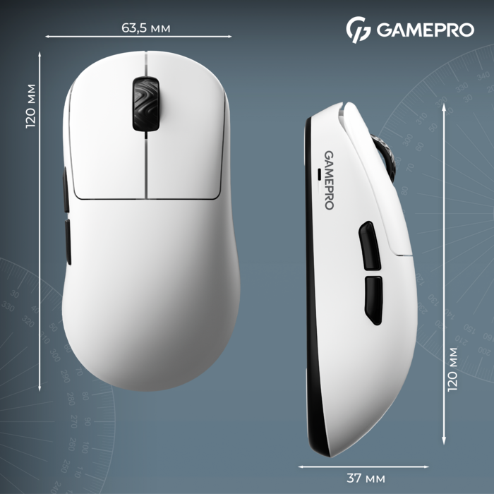 Бездротова ігрова миша GamePro Asgard Loki (GM022W)