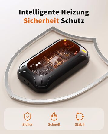 Електричні грілки для рук ColdSky (2 шт), фіолетові - багаторазові, портативні, до 12 годин нагріву