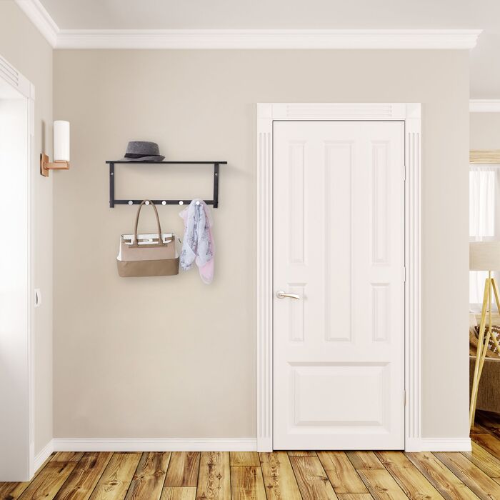 Настінна вішалка Relaxdays з полицею