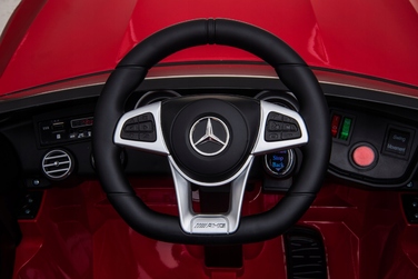 Дитячий електромобіль Mercedes GLC 63S (4x4, 180 Вт) — бордовий, глянцевий лак