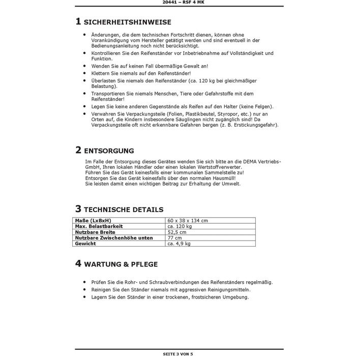 Стійка для шин DEMA 4 шини – для зберігання шин та дисків, мобільна, міцна, економна, для автосервісу, гаража, шиномонтажу