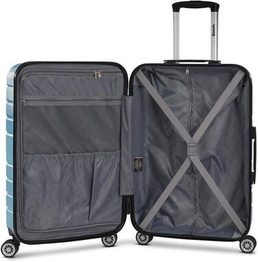 Набір валіз Bench Hartgepäck Seattle 3-ті, Nordic-blue | ABS, TSA-замок, 4 колеса | Чоловічий/Жіночий